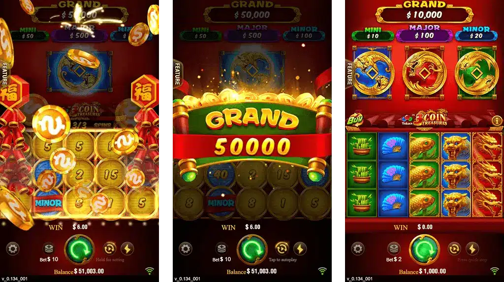 3 Coins Probogame Bonus